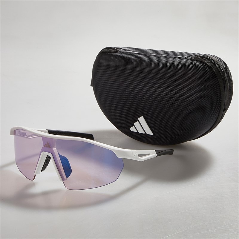 adidas SP0116 Anemos Light Sport Sunglasses Light Blue/White/White - Image 4
