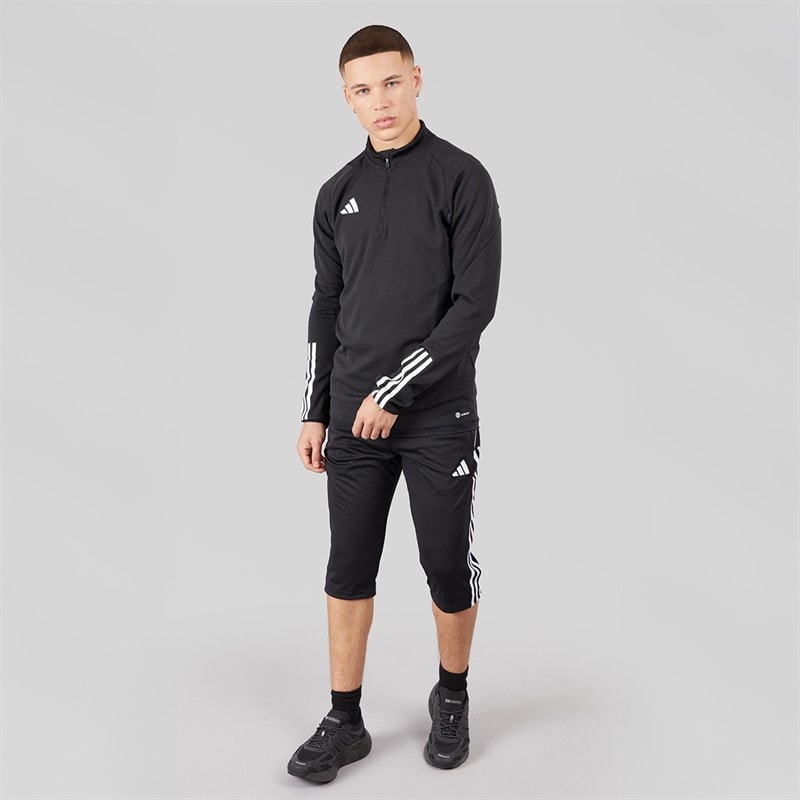 adidas Mens Tiro 23 League Training 3/4 Track Pants Black - Image 4