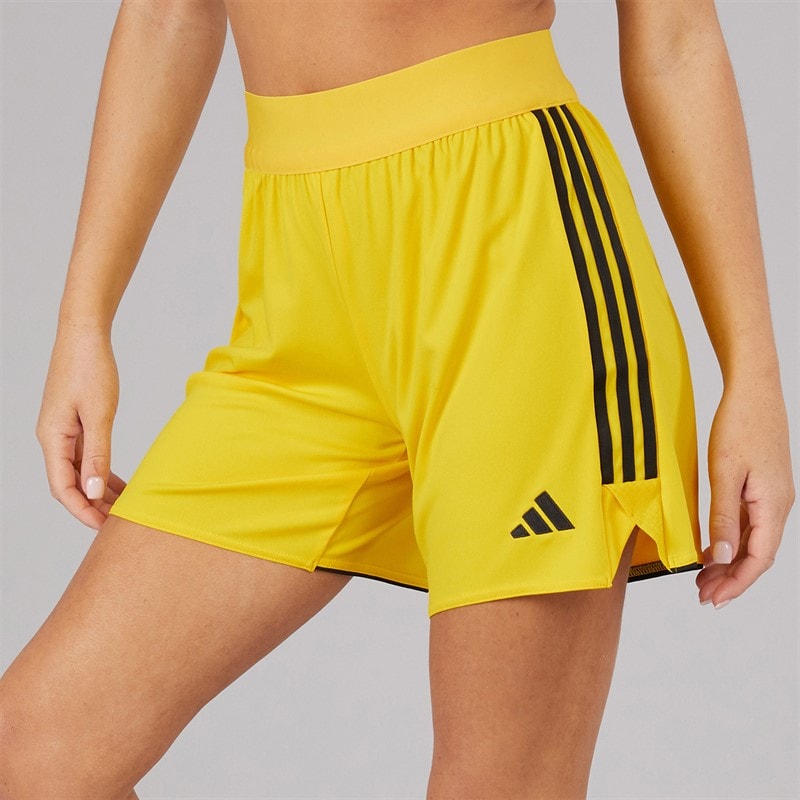 adidas Womens Tiro 23 League Training Shorts Team Yellow/Black - Image 1