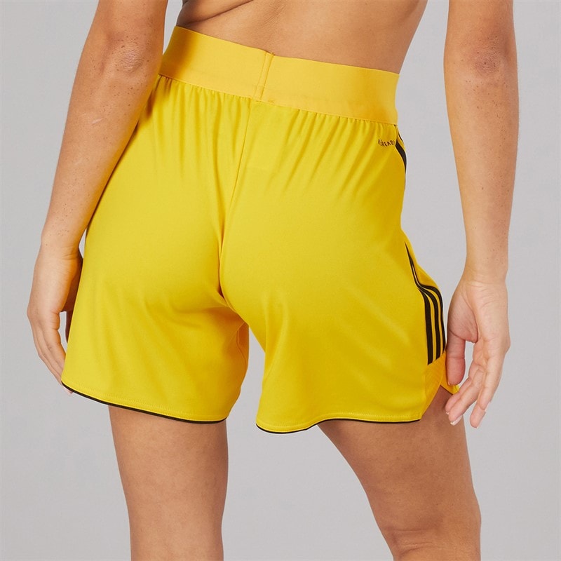 adidas Womens Tiro 23 League Training Shorts Team Yellow/Black - Image 2
