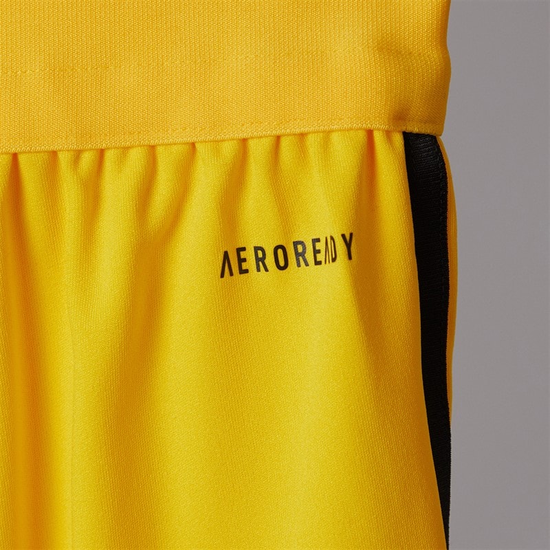 adidas Womens Tiro 23 League Training Shorts Team Yellow/Black - Image 3