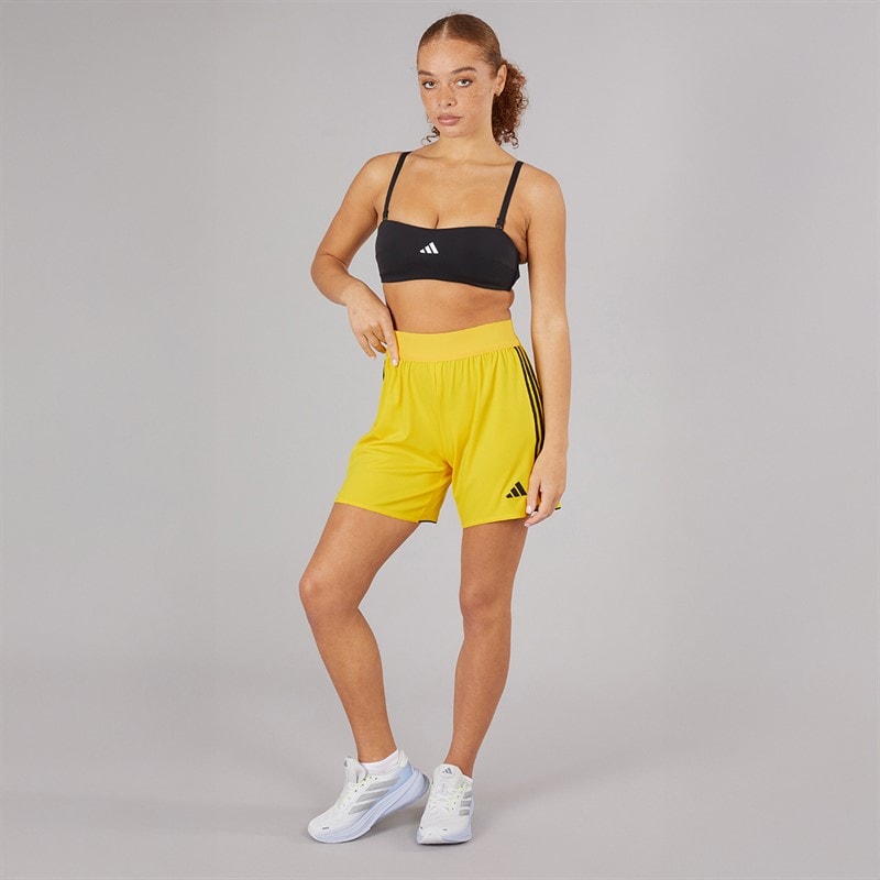 adidas Womens Tiro 23 League Training Shorts Team Yellow/Black - Image 4