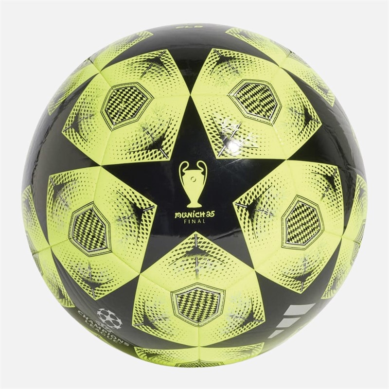 adidas UEFA Champions League 24/25 Club Training Football Solar Yellow/Black/Silver Metallic - Image 1