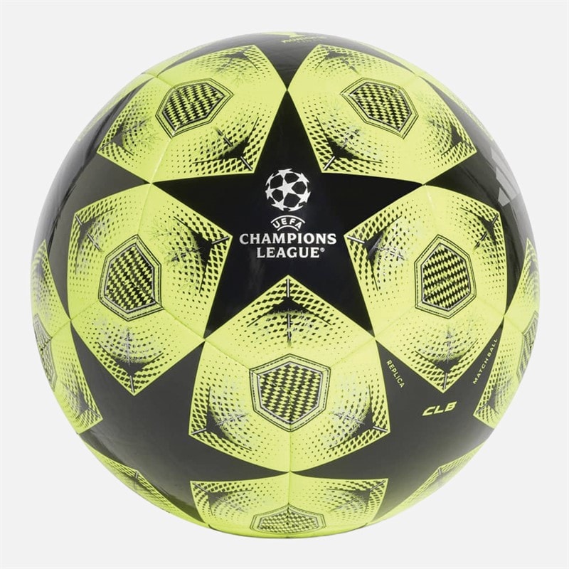adidas UEFA Champions League 24/25 Club Training Football Solar Yellow/Black/Silver Metallic - Image 2