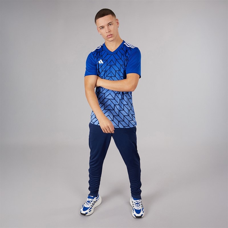 adidas Mens Team Icon 23 T-Shirt Team Royal Blue - Image 4