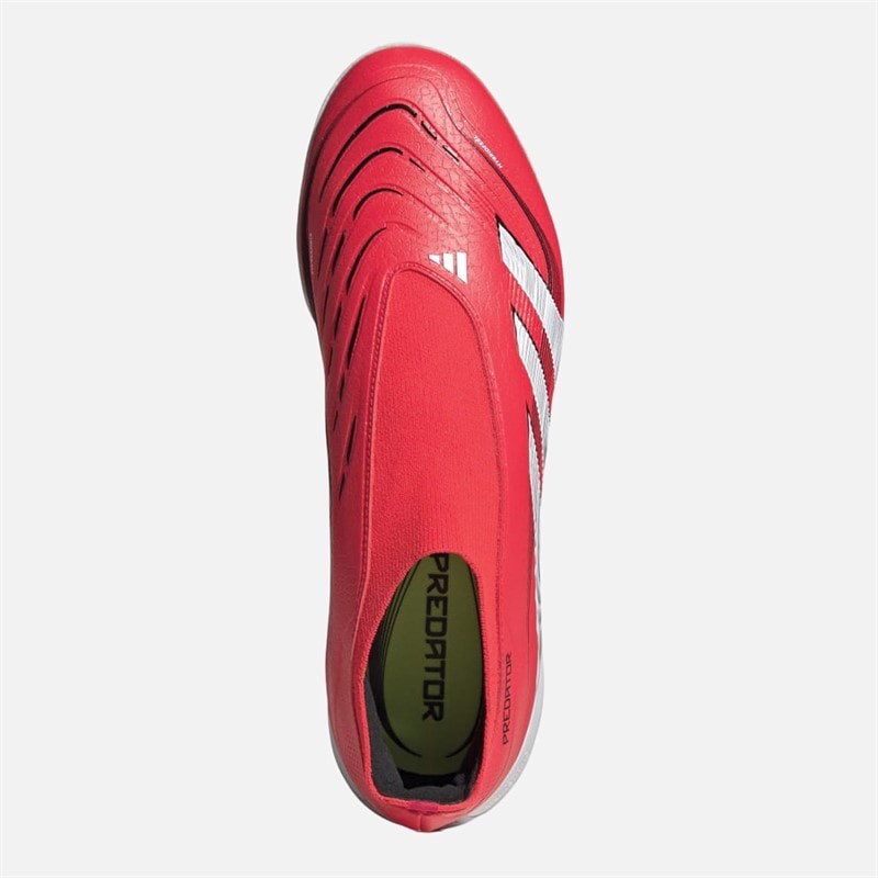adidas Predator League Laceless Pure Victory Pack TF Astro Football Boots Lucid Red/Cloud White/Core Black - Image 4