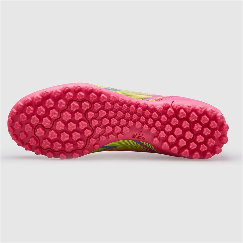 adidas Mens F50 Club Mystic Victory Pack TF Astro Football Boots Lucid Pink/Lucid Lemon/Blue Fusion - Image 3