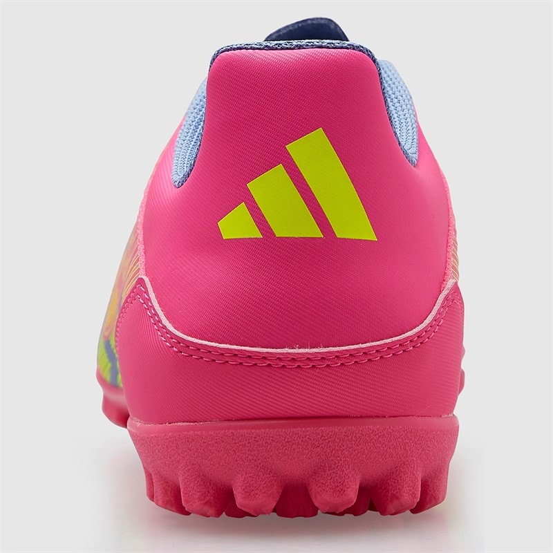 adidas Mens F50 Club Mystic Victory Pack TF Astro Football Boots Lucid Pink/Lucid Lemon/Blue Fusion - Image 4