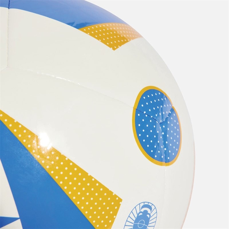 adidas Euro 24 Club Training Football White/Glory Blue/Lucky Orange - Image 3