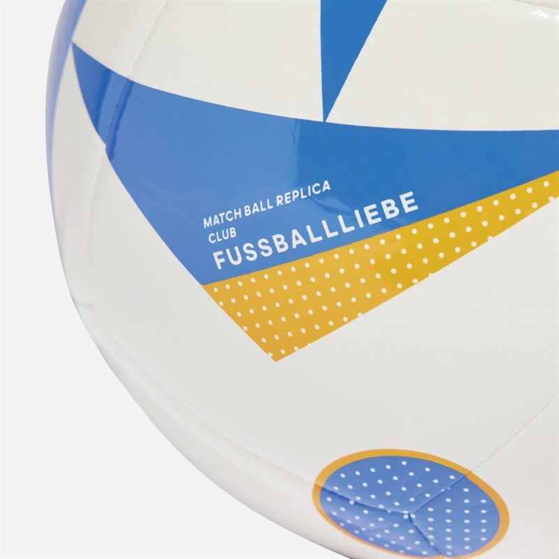adidas Euro 24 Club Training Football White/Glory Blue/Lucky Orange - Image 4