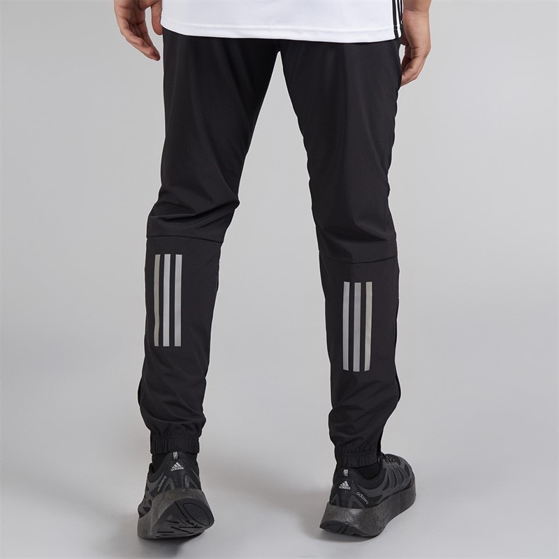 adidas Mens 3-Stripes Training Track Pants Black - Image 2