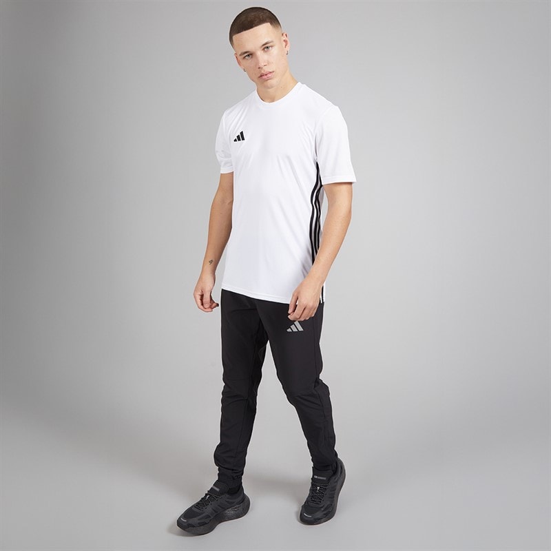 adidas Mens 3-Stripes Training Track Pants Black - Image 4