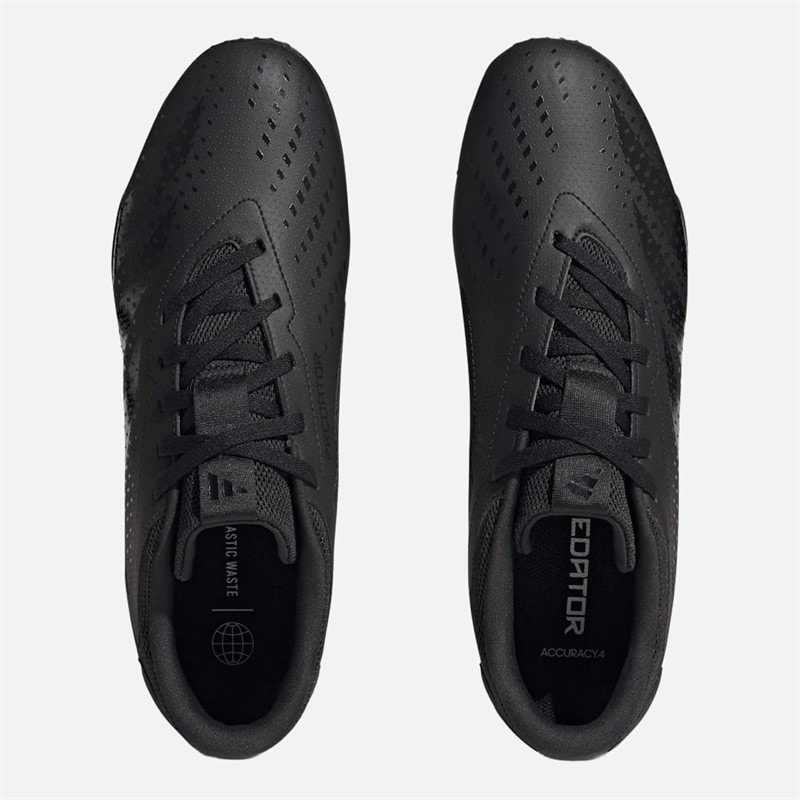 adidas Mens Predator Accuracy.4 IN Indoor Sala Football Boots Core Black/Core Black/Cloud White - Image 4
