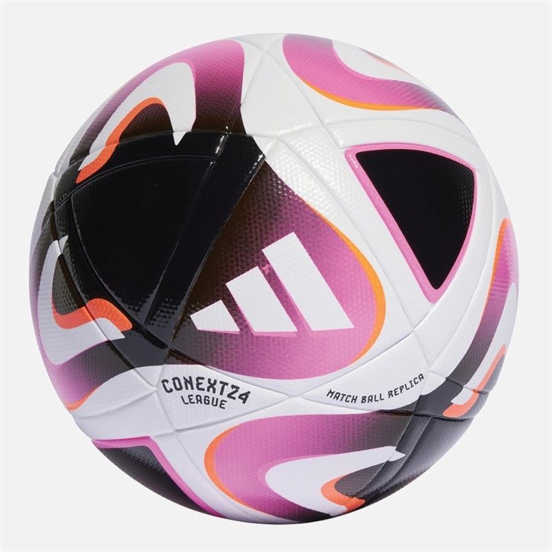adidas Conext 24 League Match Football (FIFA Quality Certified) White/Black/Panton - Image 1