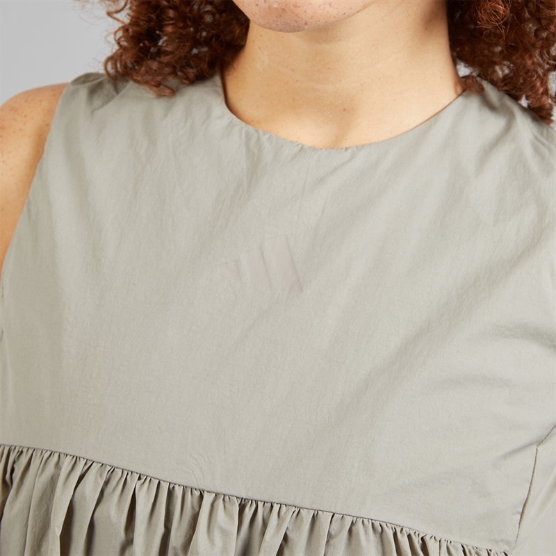 adidas Womens City Escape Summer Dress Putty Beige - Image 3