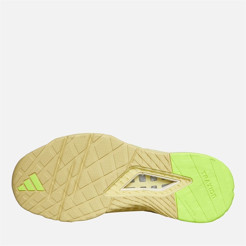 adidas Womens Dropset 3 Training Shoes Powder Yellow/Matte Silver/Lucid Lemon - Image 2