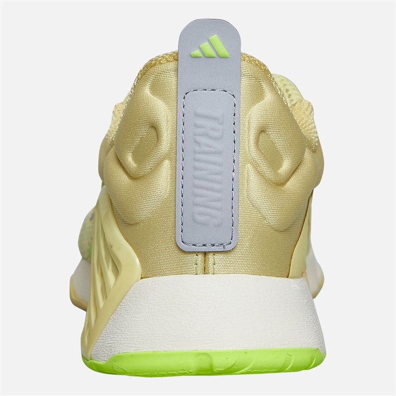 adidas Womens Dropset 3 Training Shoes Powder Yellow/Matte Silver/Lucid Lemon - Image 3