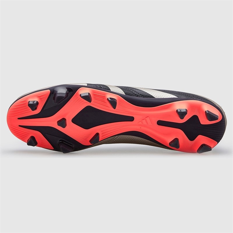 adidas Mens Predator Club Vivid Horizon Pack FXG Flexible Ground Football Boots Platin Metallic/Aurora Black/Turbo - Image 3