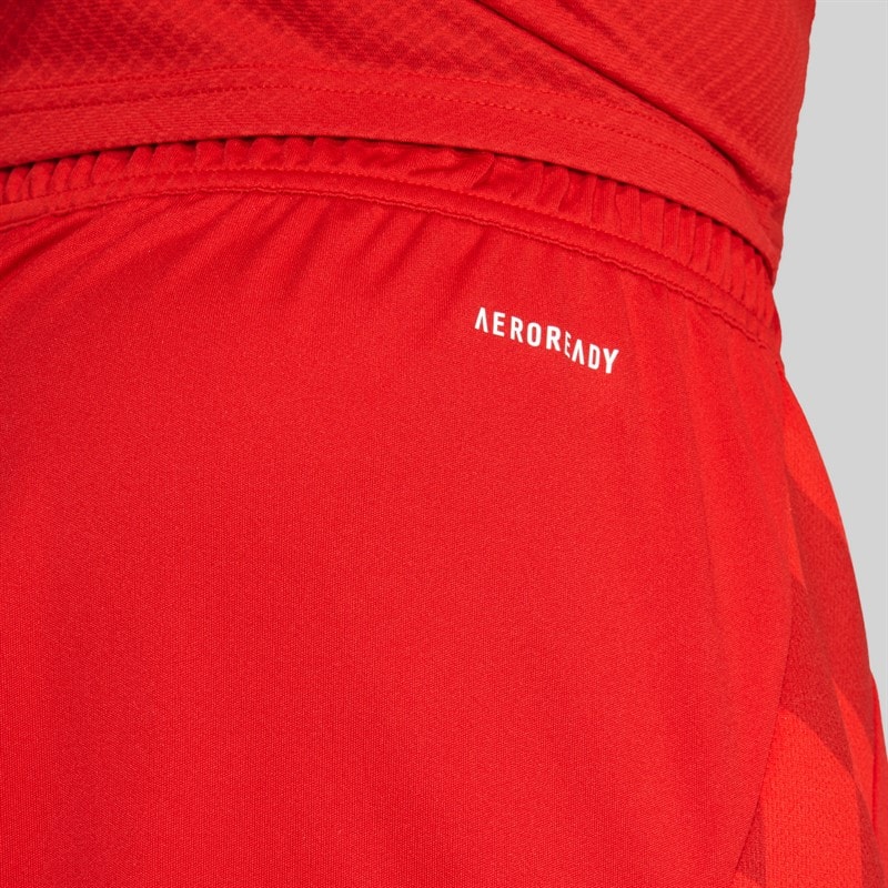 adidas Mens ABFC Aberdeen 24/25 Home Shorts Team Power Red 2 - Image 5
