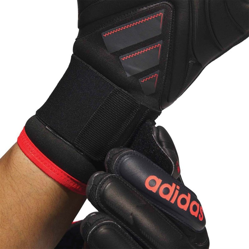 adidas Mens Copa Pro Goalkeeper Gloves Black/Black/Lucid Red - Image 2