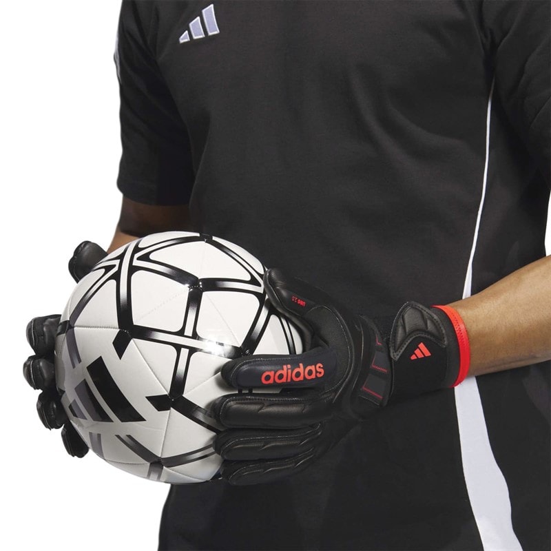 adidas Mens Copa Pro Goalkeeper Gloves Black/Black/Lucid Red - Image 4
