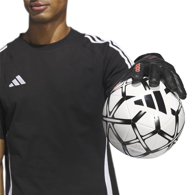 adidas Mens Copa Pro Goalkeeper Gloves Black/Black/Lucid Red - Image 5