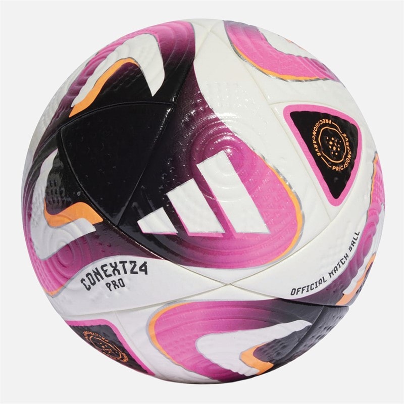 adidas Conext 24 Pro Match Football (FIFA Quality Pro Certified) White/Black/Panton - Image 1