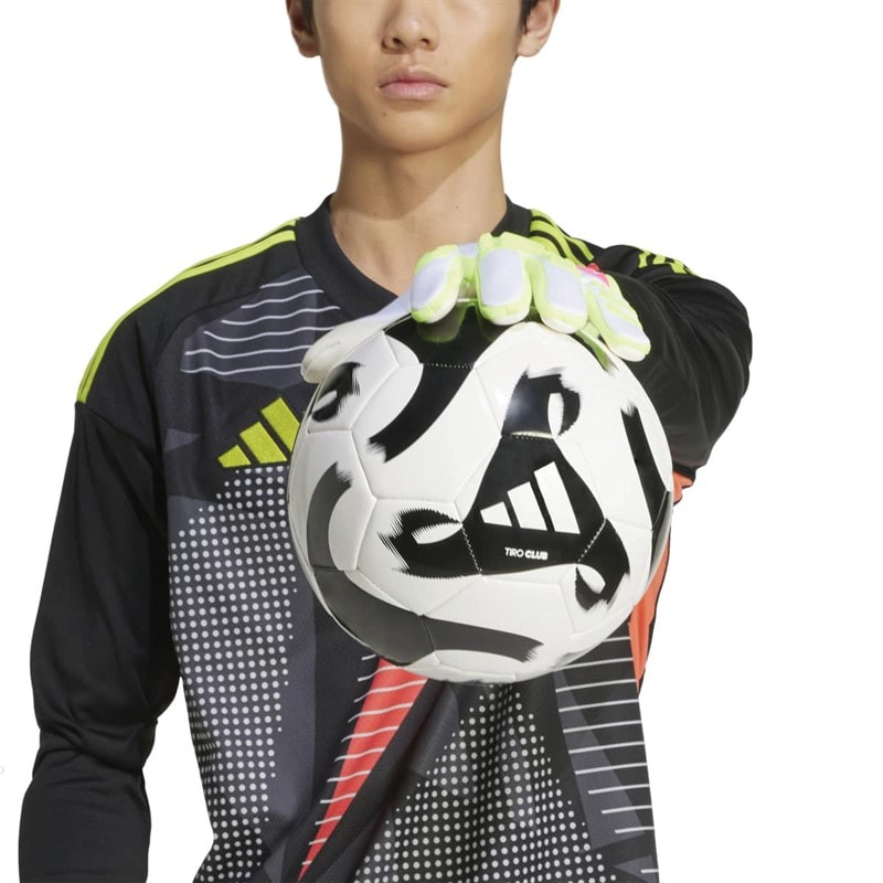adidas Mens Predator League Goalkeeper Gloves White/Lucid Lemon/Lucid Pink - Image 5