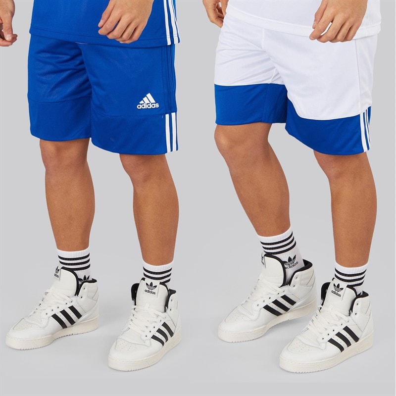 adidas Mens 3G Speed Reversible Basketball Shorts Collegiate Royal/White - Image 1