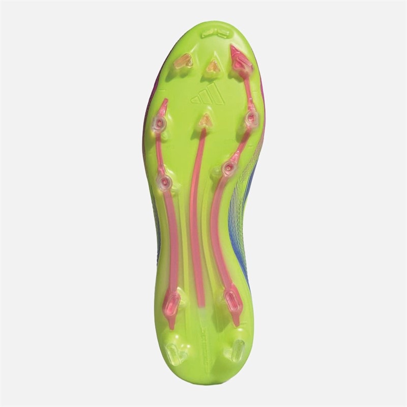 adidas Mens F50 Pro Celestal Victory Pack FG Firm Ground Football Boots Blue Fusion/Lucid Lemon/Lucid Pink - Image 2