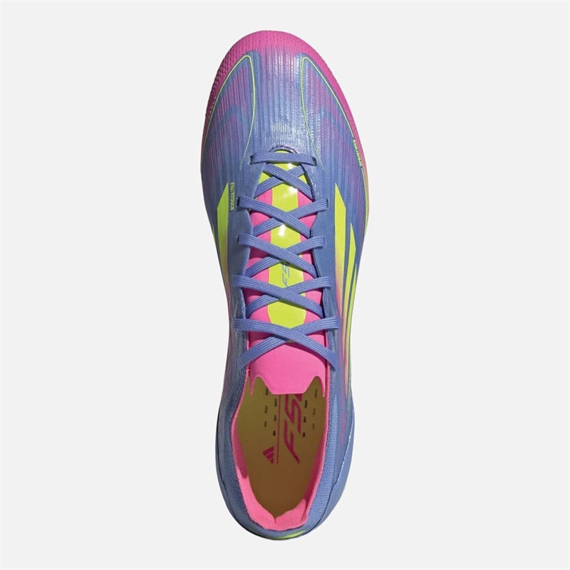 adidas Mens F50 Pro Celestal Victory Pack FG Firm Ground Football Boots Blue Fusion/Lucid Lemon/Lucid Pink - Image 4
