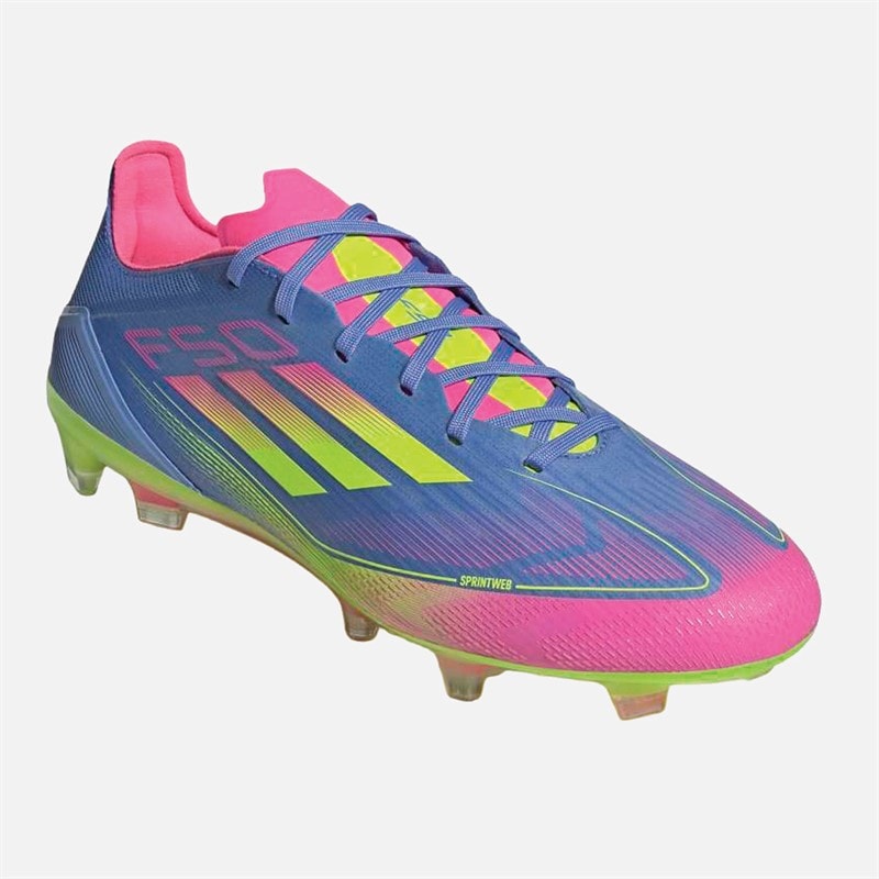 adidas Mens F50 Pro Celestal Victory Pack FG Firm Ground Football Boots Blue Fusion/Lucid Lemon/Lucid Pink - Image 5