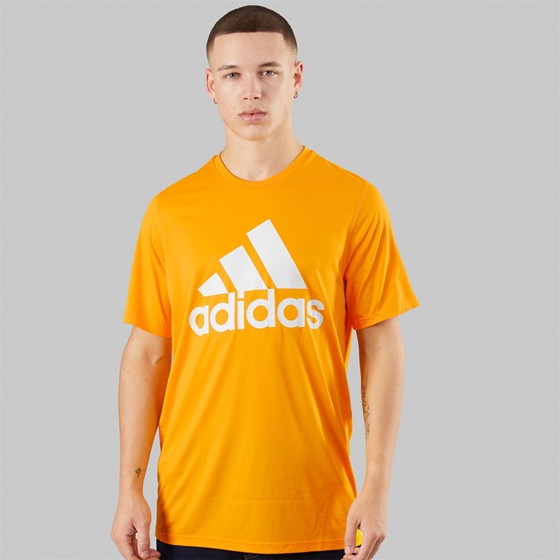 adidas Mens Creator T-Shirt Collegiate Gold - Image 3