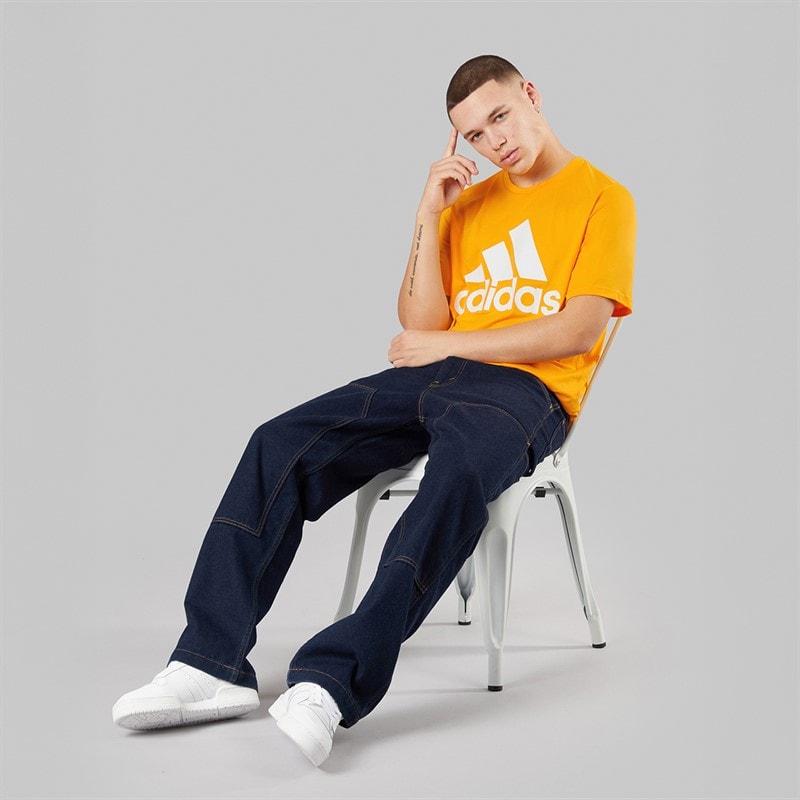 adidas Mens Creator T-Shirt Collegiate Gold - Image 4
