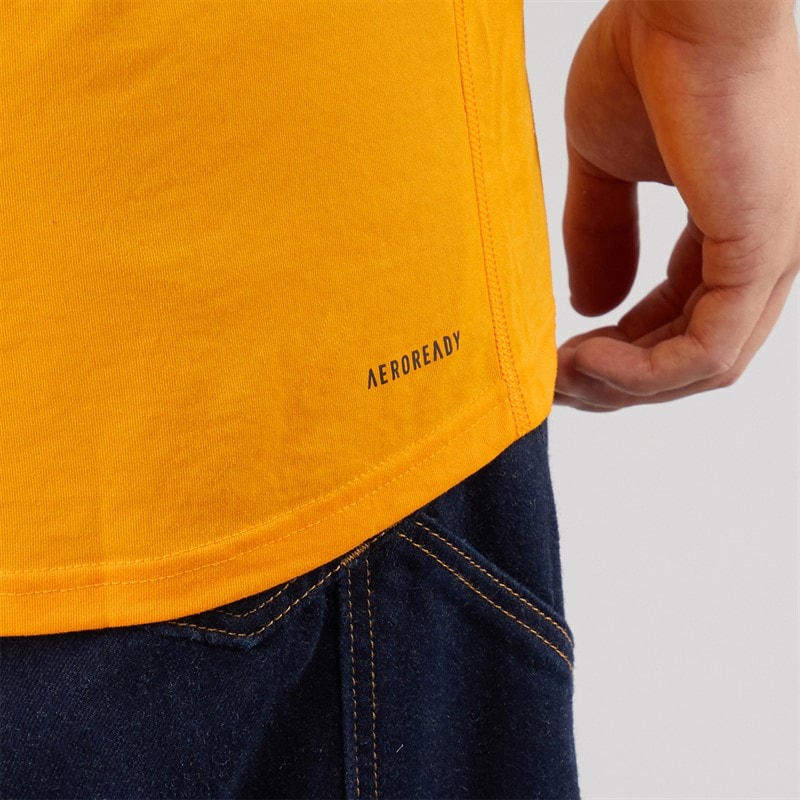 adidas Mens Creator T-Shirt Collegiate Gold - Image 5