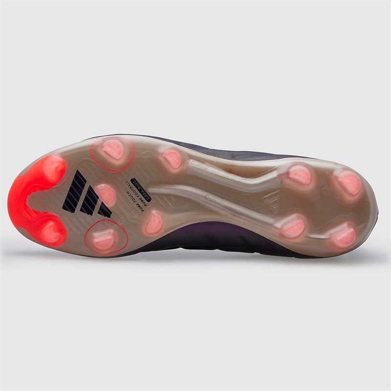 adidas Mens Copa Pure 2 Pro Vivid Horizon Pack FG Firm Ground Football Boots Aurora Black/Platinum Metallic/Turbo - Image 3
