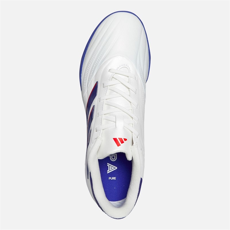 adidas Mens Copa Pure 2 League Advancement Pack TF Astro Football Boots Cloud White/Lucid Blue/Solar Red - Image 4