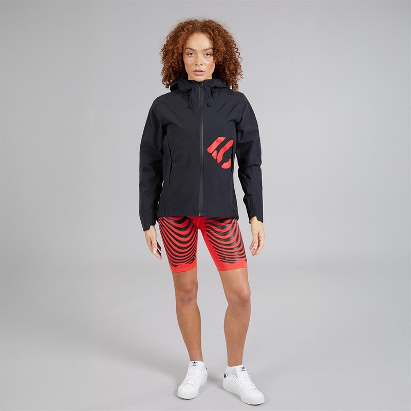 adidas Womens Five Ten All-Mountain Rain.RDY Waterproof Jacket Black - Image 4
