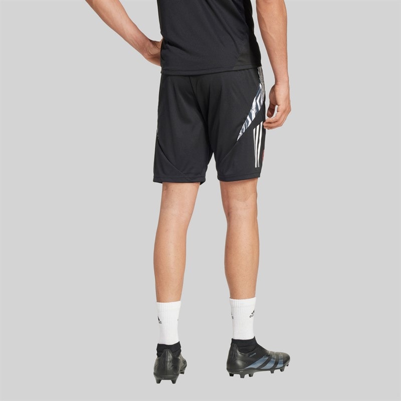 adidas Mens AFC Arsenal Champions League Training Shorts Black - Image 3
