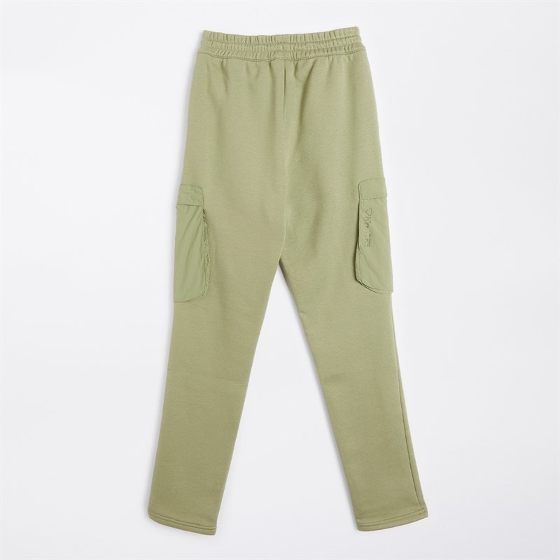 adidas Mens City Escape Fleece Joggers Tent Green - Image 2