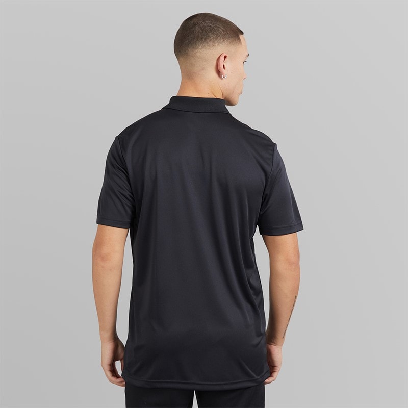 adidas Mens Golf Performance Polo Shirt Left Chest Black - Image 2