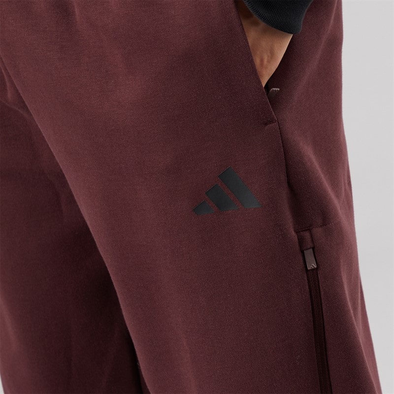 adidas Mens Future Icons 3-Stripes Pocket Joggers Aurora Ruby - Image 5