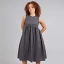 adidas Womens City Escape Summer Dress Grey Strata