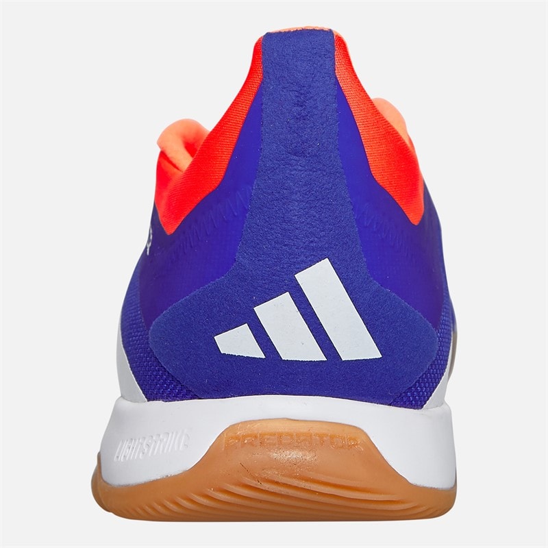 adidas Mens Predator Elite Advancement Pack IN Indoor Football Boots Lucid Blue/Cloud White/Solar Red - Image 3