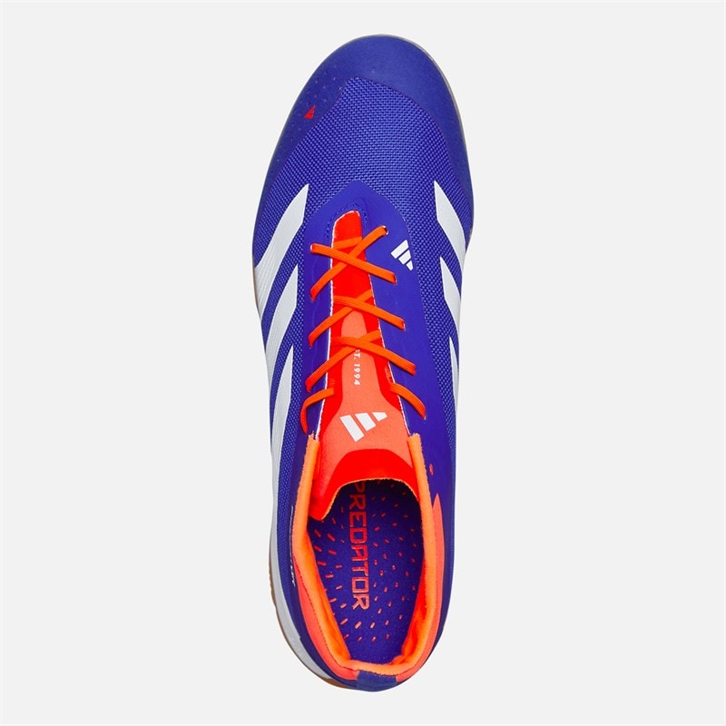 adidas Mens Predator Elite Advancement Pack IN Indoor Football Boots Lucid Blue/Cloud White/Solar Red - Image 4