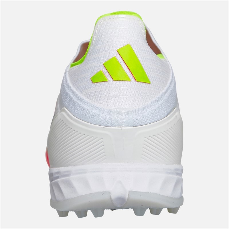 adidas Mens F50 Pro LL Laceless TF Astro Football Boots Cloud White/Core Black/Solar Yellow - Image 3