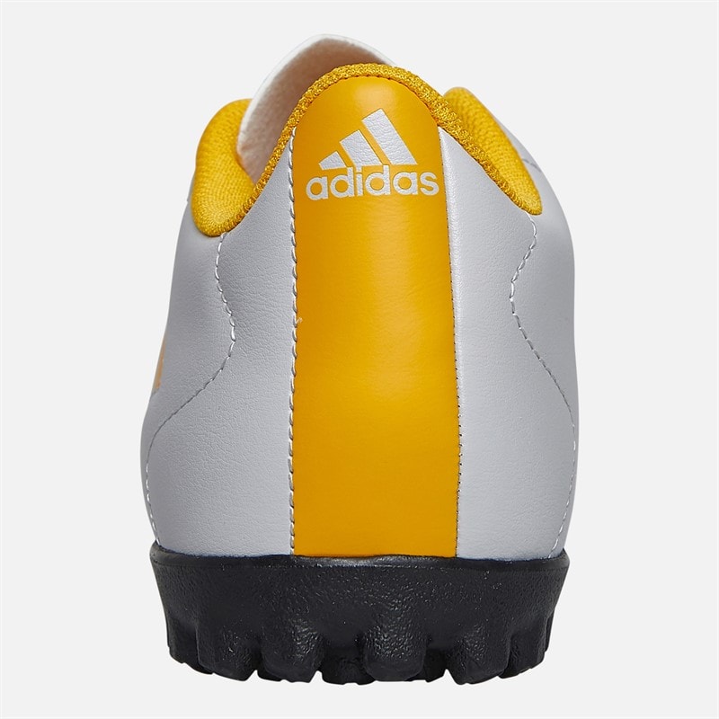 adidas Mens Goletto VIII TF Astro Football Boots Grey Two/Technology Orange/Core Black - Image 3