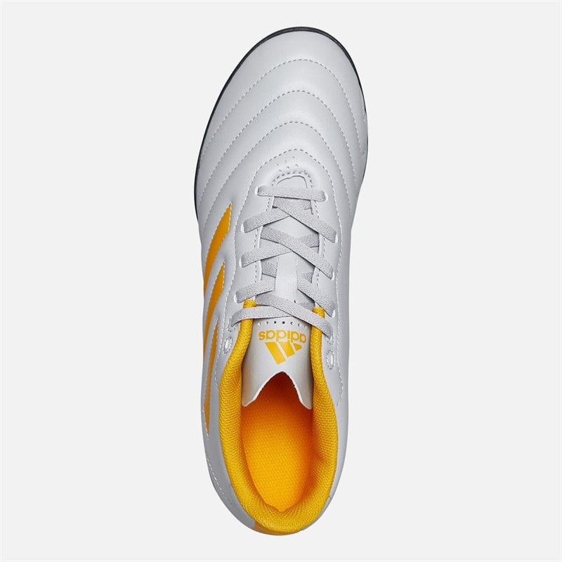 adidas Mens Goletto VIII TF Astro Football Boots Grey Two/Technology Orange/Core Black - Image 4