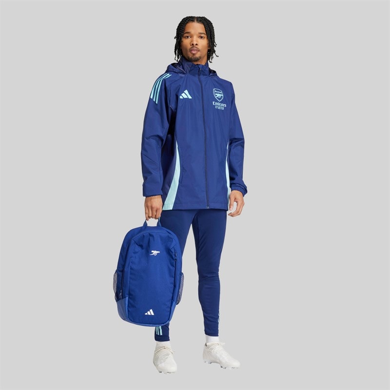 adidas Mens AFC Arsenal All Weather Jacket Night Sky - Image 4