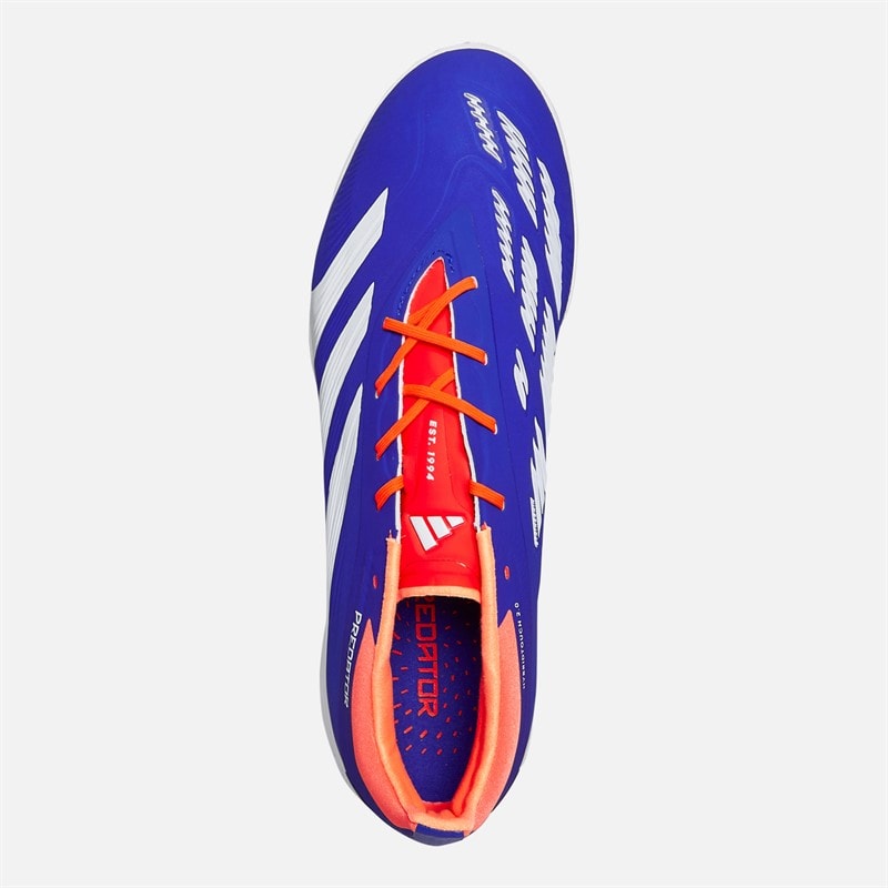 adidas Mens Predator Elite Advancement Pack TF Astro Football Boots Lucid Blue/Cloud White/Solar Red - Image 4